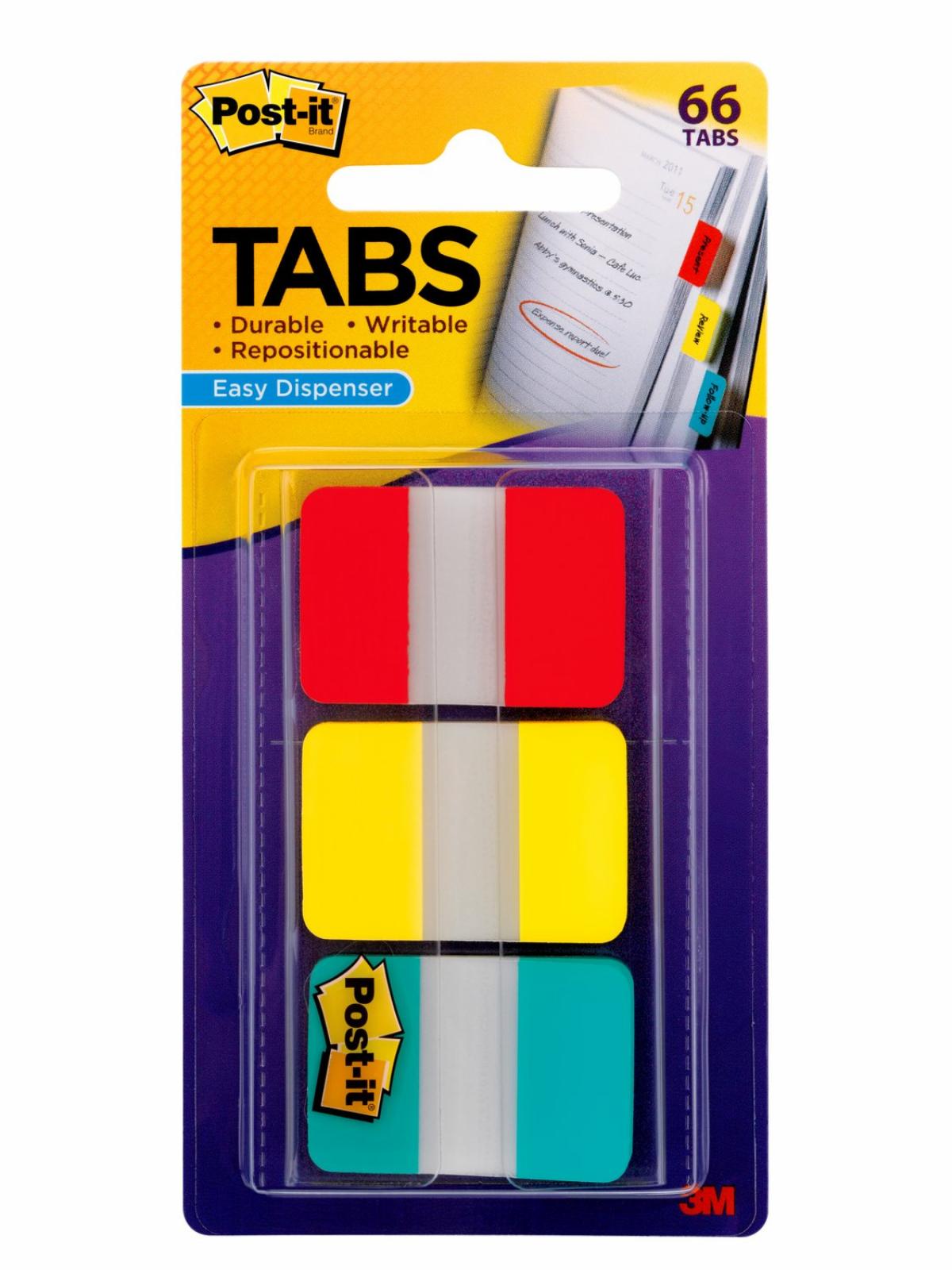 3M Post-it Durable Tabs 686-RYBT